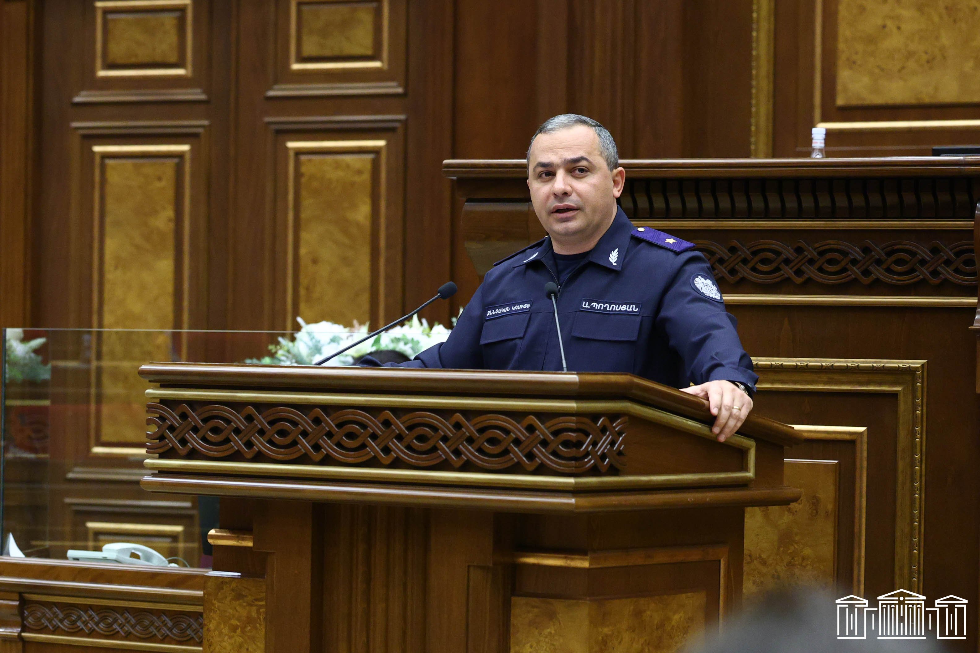 Artur Poghosyan Presented Report on Investigative Committee’s activity in 2024 to National Assembly